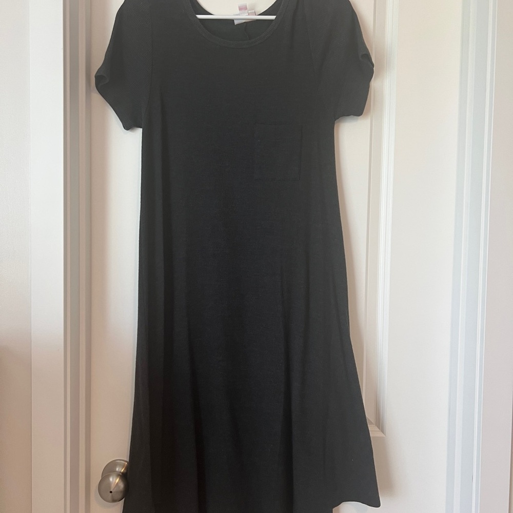 LuLaRoe Black A-line Mini Dress